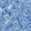 Miyuki Delicas 11/0 - Transparent Pale Sky - Blue Luster (1475·B10)