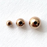 Perlen (1) - 6mm rosé - vergoldet (5014)