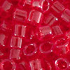 Miyuki Delicas 11/0 - Transparent - Red Orange (704·B10)