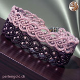 Makramée Armband (1) - Lila (30079)