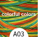 Polyester gewachst (1) - multicolor - 0.35mm (A03)