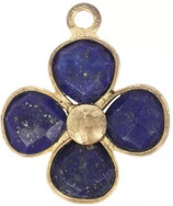Anhänger Blume (1) - Lapis Lazuli - ~16mm (MG1607)