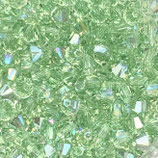 5328 Bicone (50) - 4mm Peridot - Shimmer