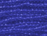 Glas·Rondellen (1S) - Saphir Blau facettiert - ~2.5x3mm (311879)