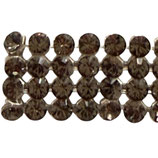 40001 Crystal Mesh (40) - Black Diamond / Silber