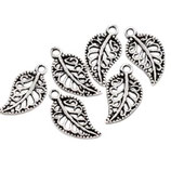 925 Blatt Anhänger (1) - 6x10mm (2870)