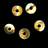 925 Scheiben () - ~4mm vergoldet - (4764) -