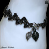 Makramée Armband (1) - Schwarz (30048)