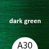 Polyester gewachst (1) - dark green - 0.8mm (A30)