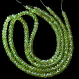 Mineralien·Rondellen (1S) - Peridot facettiert - ~5mm (891496)