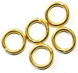 925 Biegeringe () - 7.2x1.2mm vergoldet - geschlossen (4781) -