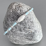 Larimar Süsswasserperlen Armband (8404)