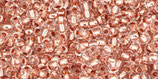 Toho Rocailles 11/0 - Copper·Lined Crystal (740)