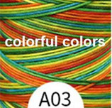 Polyester gewachst (1) - multicolor - 0.65mm (A03)