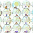 40001 Crystal Mesh (40) - Crystal AB / Silber