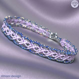 Makramée Armband (1) - Lila (30078)