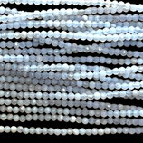 Mineralien·Perlen (1S) - Chalzedon facettiert - ~2.2mm (891734)