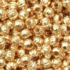 Messing Kürbisperlen (1P) - 3mm - goldig (97718)