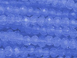 Glas·Rondellen (1S) - Royal Blue facettiert - ~2x3mm (311949)