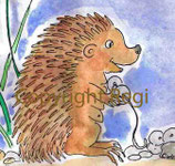 Der Igel Isidor Lesetext A5. Word-Datei Download