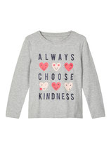Langarmshirt mit Print (Always Choose Kindness)