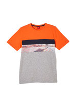 T-Shirt mit Fotoprint (Orange)