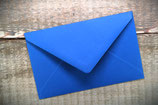 Briefumschlag blau