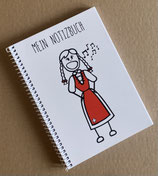 Singen Notizbuch (Mädchen & Frauen)