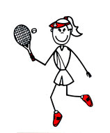 Tennis Lineal Mädchen & Frauen
