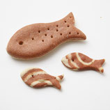 Aromatischer Fisch-Kartoffel.Keks