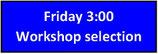 FRI 3:00 workshop