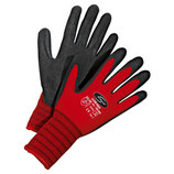 KORSAR® Kori-Red / Kori-Black Feinstrickhandschuh, Nitrilschaum