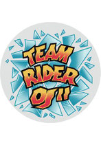 OJII Team Rider Glass Sticker