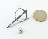 Armbrust Silber Hutstecker