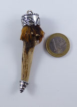 Hirschhorn mit Bast II