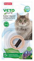 Collier Insectifuge Répulsif pour Chat et Chaton - Beige