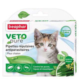 Pipettes répulsives antiparasitaires chaton - 3 Pipettes