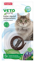 Collier Insectifuge Répulsif pour Chat et Chaton - Marron