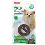 Collier répulsif antiparasitaire pour chien - Marron
