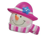 Jouet Bonhomme de neige vinyl pour chien - 11cm