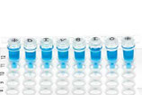 Etiquetas desprendibles precortadas Tough-Spots® de 4.8 mm diámetro para tapas de tubos PCR de 0.2 ml. rollo c/1500 piezas en color blanco, Marca Heathrow Scientific HEATS-TNY