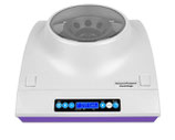 Centrífuga Clínica de diseño compacto con velocidad de 500 a 6,000 rpm, para tubos de 5 y 15 ml. Marca Heathrow Scientific 120693 Gris/Morado & 120694 Gris/Azul