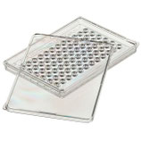 Minibandejas MicroWell™ de 72 pozos con tapa, fabricadas en poliestireno, paquete con 10 piezas no estériles, Marca  Nunc™ 438733 $309
