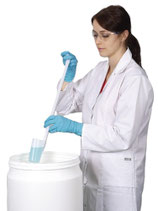 Cucharón desechable de 200 ml. Longitud 500 mm  LaboPlast®/SteriPlast®, Bürkle, paquete con 20 piezas estériles VWR 75876-062