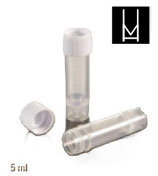 Tubos de transporte no estériles fabricados en polipropileno con tapa de polietileno (separado), SIMPORT