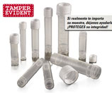 Tubos de transporte no estériles de polipropileno y tapón de polietileno, SIMPORT T552TP