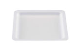 Charola cuadrada para pesaje, capacidad 51 ml. fabricada en poliestireno color blanco, dimensiones: 9x9x.7 cm paquete con 500 piezas Marca Heathrow Scientific HS1422