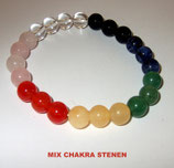 KR8MICS KOGELARMBAND MIX CHAKRA STENEN REK