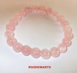 KH8ROZE KOGELHANGER 8MM ROZEKWARTS 45 CM