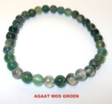 KR6AGMG KOGELARMBAND AGAAT MOS GROEN REK